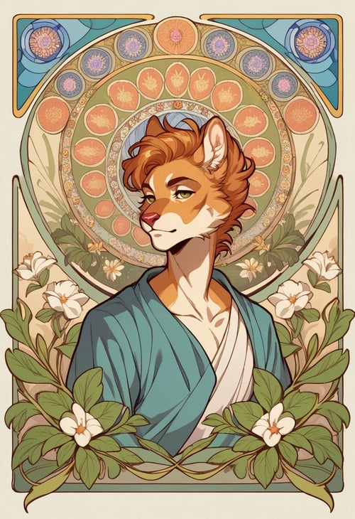 Art Nouveau [Pony] by MassBrainImpact on Tensor.Art
