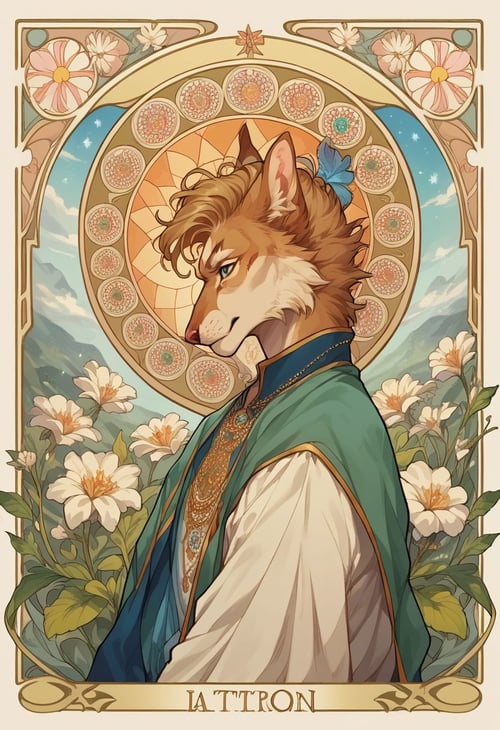 Art Nouveau [Pony] by MassBrainImpact on Tensor.Art