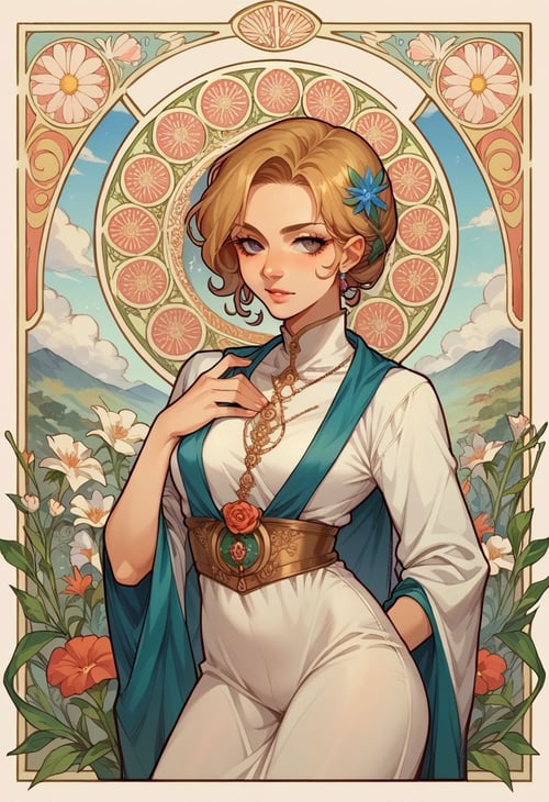 Art Nouveau [Pony] by MassBrainImpact on Tensor.Art