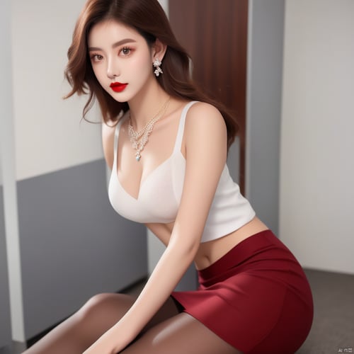 新月修饰，脸型，发型，美颜 by 新月照澄湾 on Tensor.Art