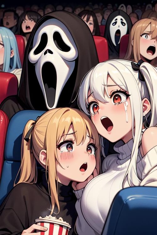 girl like scream movie / horror movie by 鬼畫符 on Tensor.Art