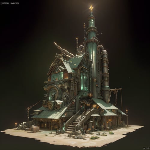 3D科幻建筑 by Sec银河 on Tensor.Art