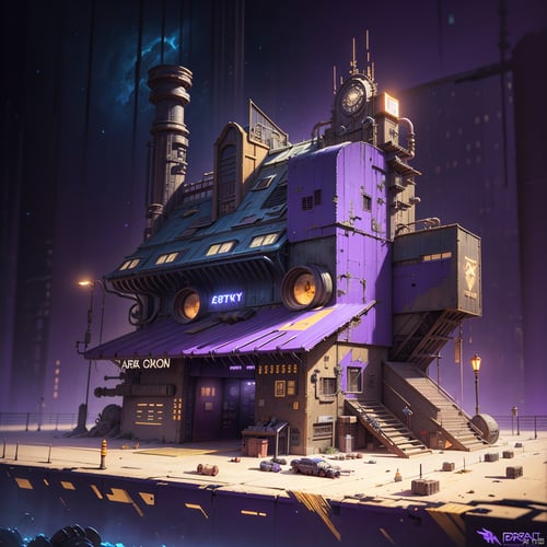 3D科幻建筑 by Sec银河 on Tensor.Art