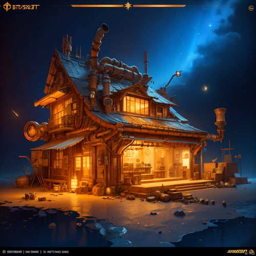 3D科幻建筑 by Sec银河 on Tensor.Art