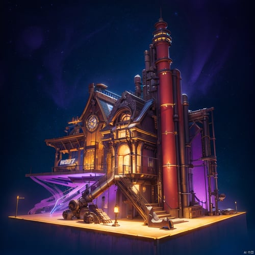 3D科幻建筑 by Sec银河 on Tensor.Art