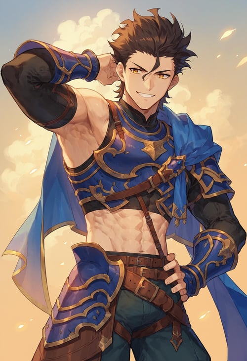 (PonyXL) Diarmuid Ua Duibhne (Saber + Lancer) Fate | ディルムッド・オディナ | 迪尔姆德·奥迪那 by Akiseki on Tensor.Art