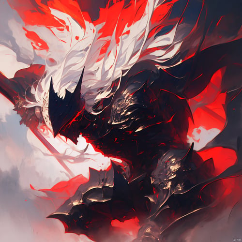 狂战士--黑骑士(气势画风) by 荣耀之心 on Tensor.Art