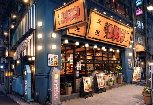 神戸のラーメン屋さんT Kobe Ramen Restaurant T SDXL by swingwings on Tensor.Art