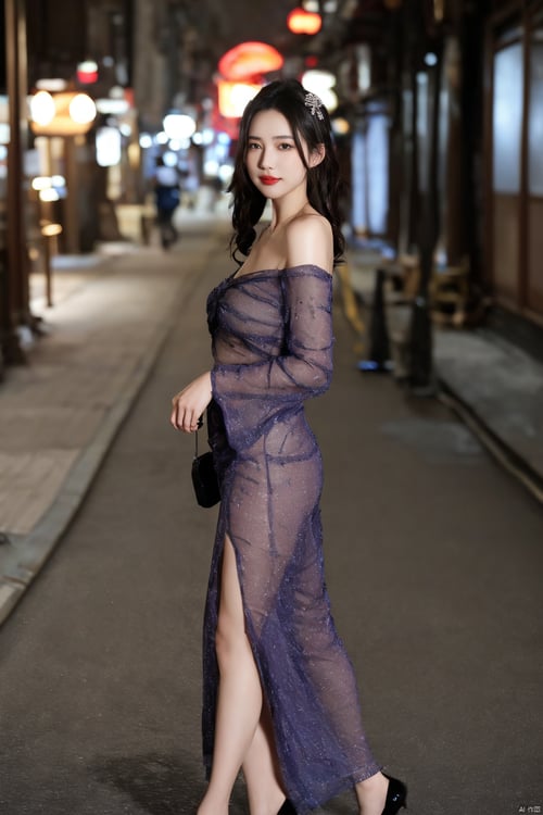  紫******惑-Girl in Purple by 银河落九州 on Tensor.Art