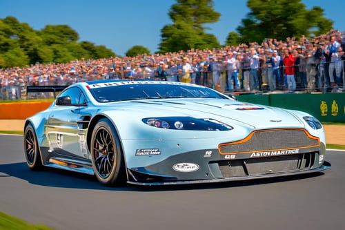 Realistic Racing Aston Martin V8 Vantage GT2 by Legionman81 on Tensor.Art