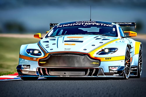 Realistic Racing Aston Martin V8 Vantage GT2 by Legionman81 on Tensor.Art