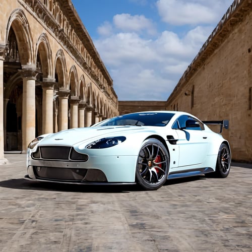 Realistic Racing Aston Martin V8 Vantage GT2 by Legionman81 on Tensor.Art