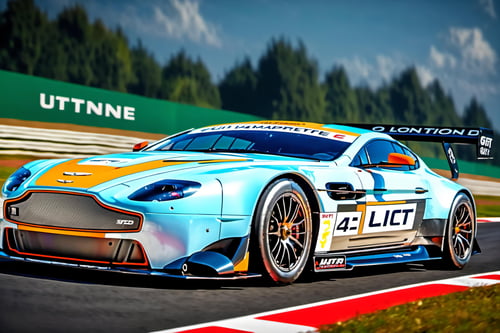 Realistic Racing Aston Martin V8 Vantage GT2 by Legionman81 on Tensor.Art