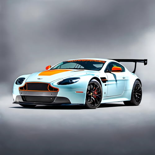Realistic Racing Aston Martin V8 Vantage GT2 by Legionman81 on Tensor.Art