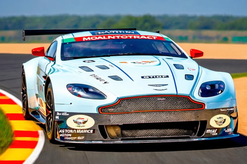 Realistic Racing Aston Martin V8 Vantage GT2 by Legionman81 on Tensor.Art