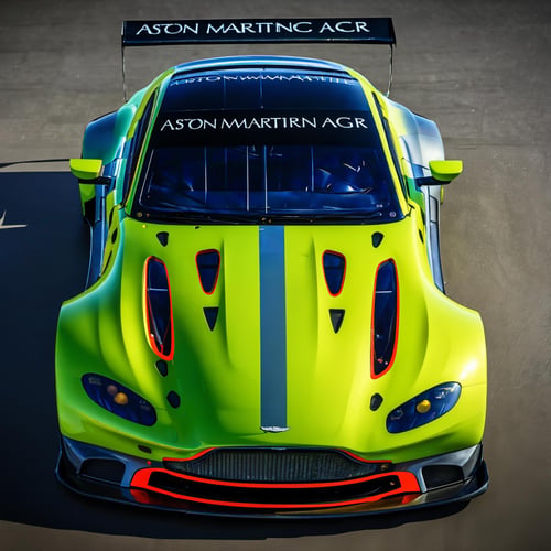 Realistic Racing Aston Martin V8 Vantage AMR GTE by Legionman81 on Tensor.Art