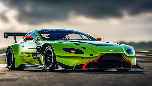 Realistic Racing Aston Martin V8 Vantage AMR GTE by Legionman81 on Tensor.Art