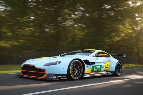 Realistic Racing Aston Martin V8 Vantage GTE by Legionman81 on Tensor.Art