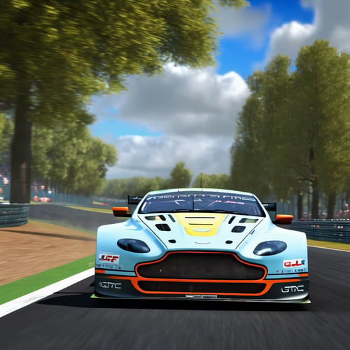 Realistic Racing Aston Martin V8 Vantage GTE by Legionman81 on Tensor.Art