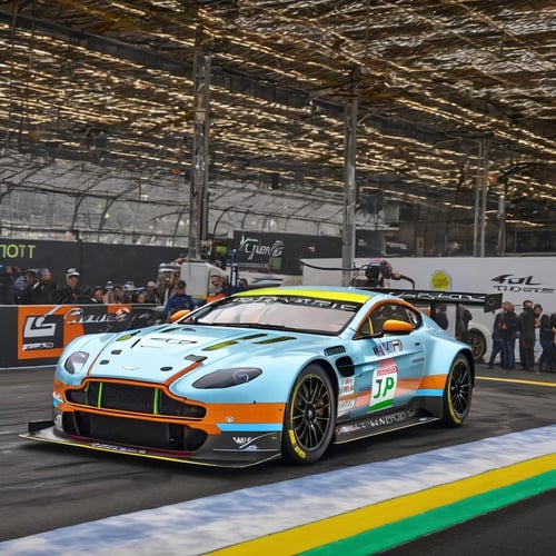 Realistic Racing Aston Martin V8 Vantage GTE by Legionman81 on Tensor.Art