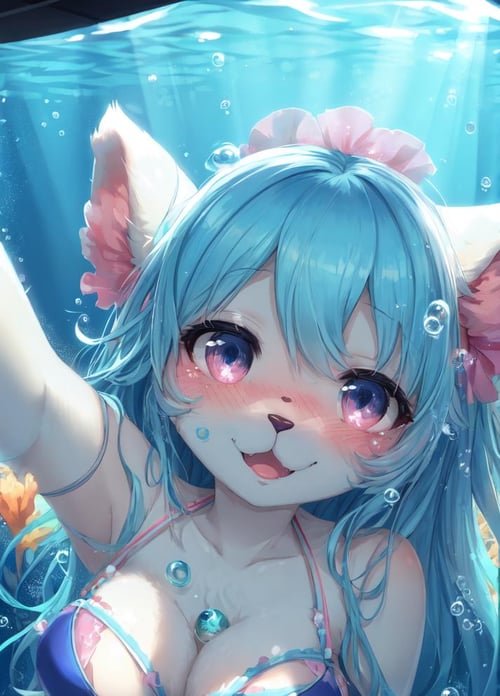 NeatNess Fluffy Fur Mix by NeatNess! on Tensor.Art