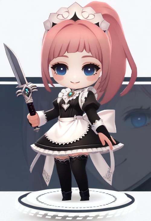 Goddess of Victory: NIKKE Chibi (Style) SDXL LoRA [Pony] by richyrich515 on Tensor.Art