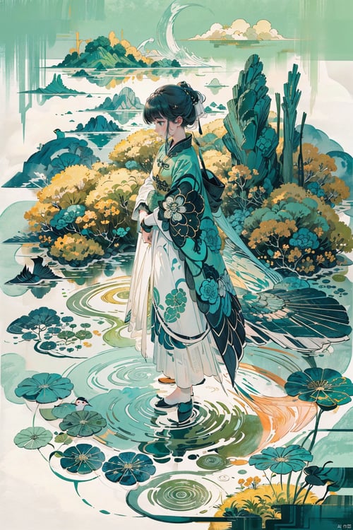 扁平弦纹 by 行乎者也 on Tensor.Art
