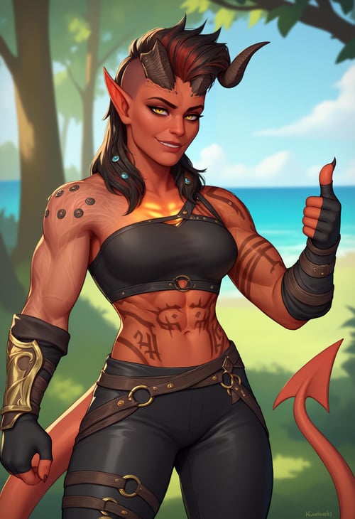 Karlach PonyXL (Baldur's Gate 3 | BG3) | LoCon by Manityro on Tensor.Art