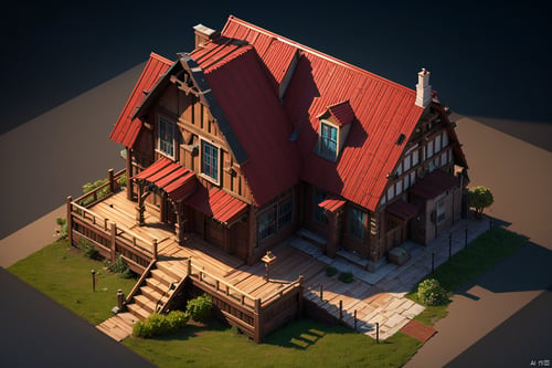 游戏建筑-风格通用 by Sec银河 on Tensor.Art