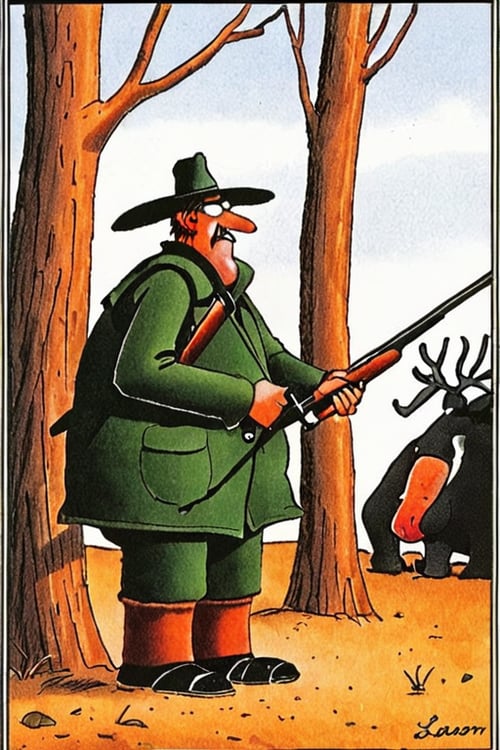 Gary Larson Style XL (The Far Side) by Nonsensei on Tensor.Art