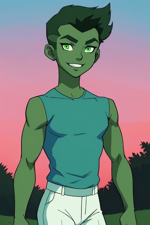 beast boy - young justice by user_704223368068517208 on Tensor.Art