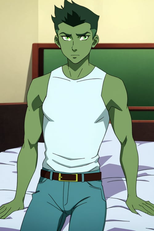 beast boy - young justice by user_704223368068517208 on Tensor.Art