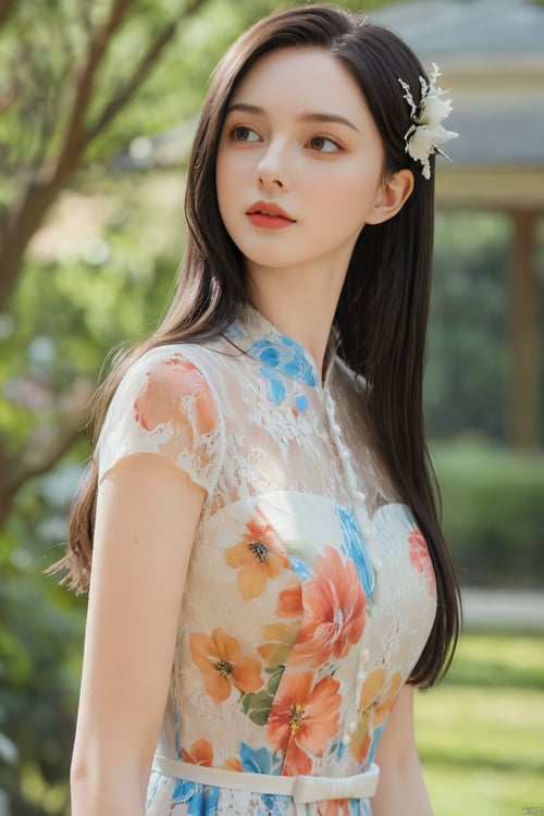 X蕾丝刺绣礼服裙Formal dress by DeepBlue藍心 on Tensor.Art