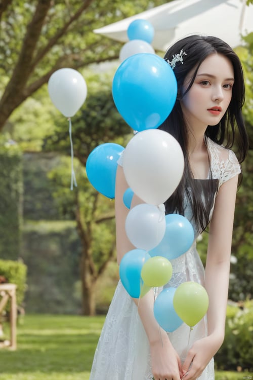 X蕾丝刺绣礼服裙Formal dress by DeepBlue藍心 on Tensor.Art