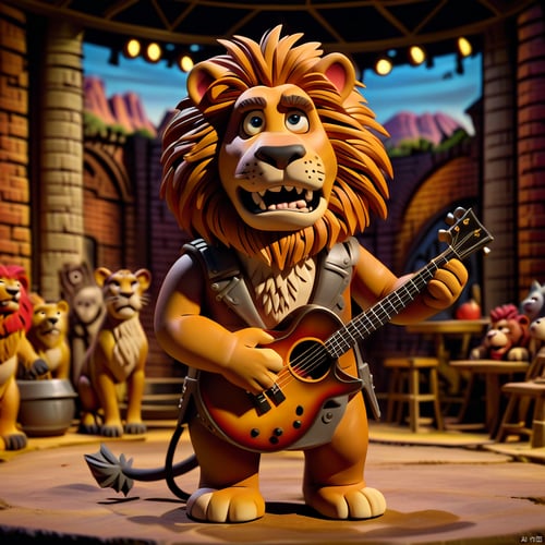 黏土动画claymation-style(A3.1) by 哔咕哩吸哒 on Tensor.Art