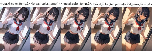 (SDXL/PonyXL tool) XL Color Temperature Slider | XL 色温调节 / 泛黄修正 by Akiseki on Tensor.Art