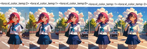 (SDXL/PonyXL tool) XL Color Temperature Slider | XL 色温调节 / 泛黄修正 by Akiseki on Tensor.Art