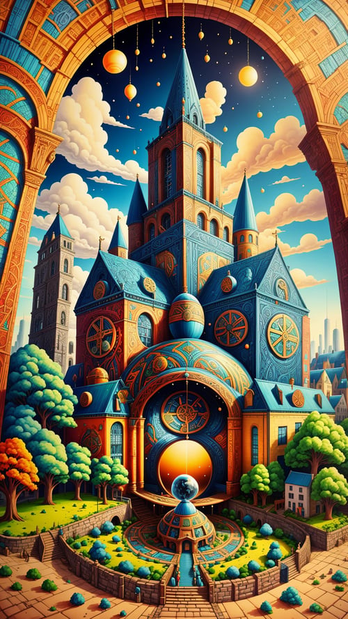 Gaelic / Celtic Pattern Style - Colorful Abstract Details by mnemic on Tensor.Art