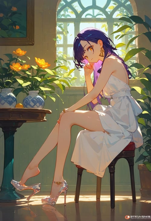(PonyXL concept) High Heels Shoe Dangle | 悬着的高跟鞋 by Akiseki on Tensor.Art