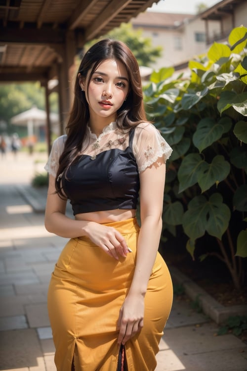 simple myanmar lady dress by user_729889143441832236 on Tensor.Art