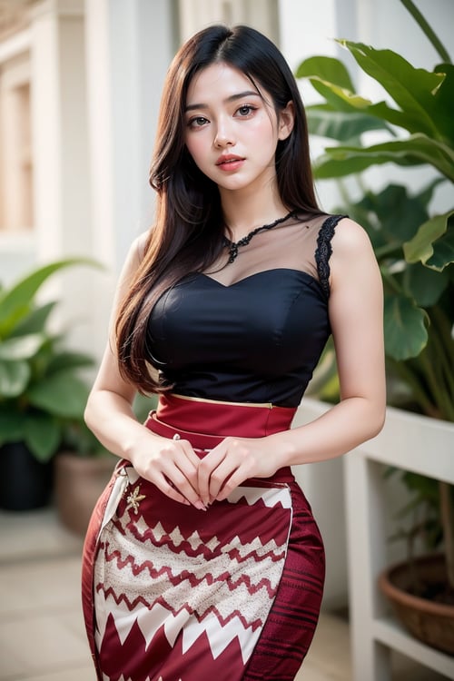 simple myanmar lady dress by user_729889143441832236 on Tensor.Art