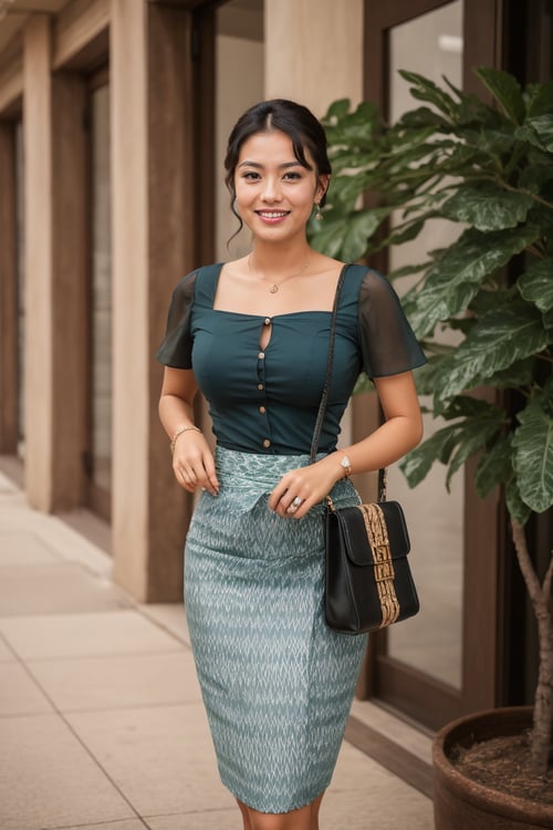simple myanmar lady dress by user_729889143441832236 on Tensor.Art