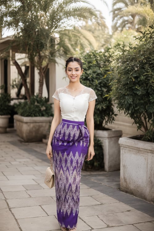 simple myanmar lady dress by user_729889143441832236 on Tensor.Art