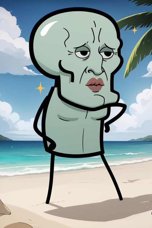 The Handsomizer (Handsome Squidward Concept) by Xypher on Tensor.Art