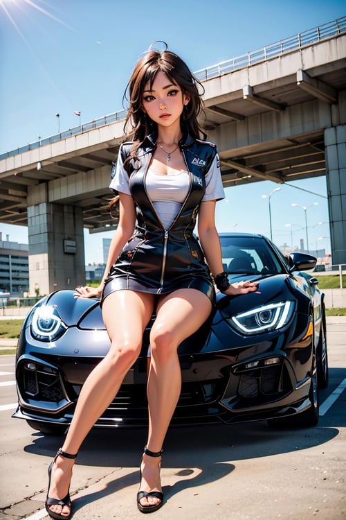Supercar & Girl - Realistic and Anime compatible by GGrue on Tensor.Art