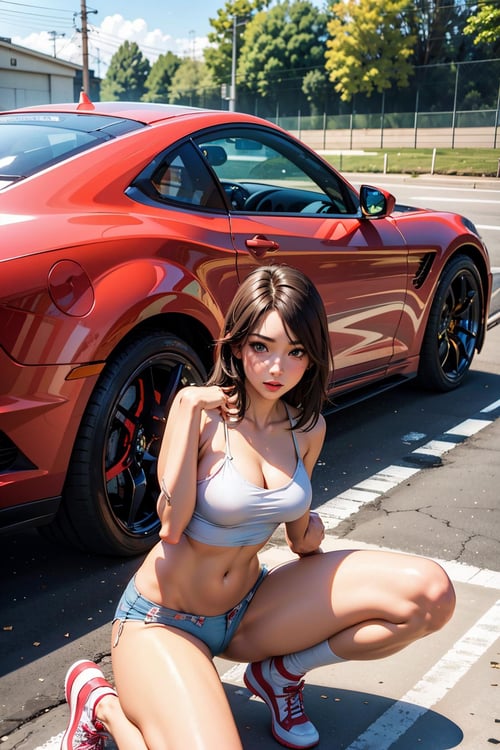 Supercar & Girl - Realistic and Anime compatible by GGrue on Tensor.Art