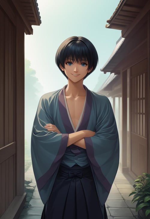 Sojirou Seta (瀬田 宗次郎) - Rurouni Kenshin (るろうに剣心 -明治剣客浪漫譚-) - (Pony) by 25kkai on Tensor.Art