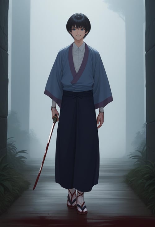 Sojirou Seta (瀬田 宗次郎) - Rurouni Kenshin (るろうに剣心 -明治剣客浪漫譚-) - (Pony) by 25kkai on Tensor.Art