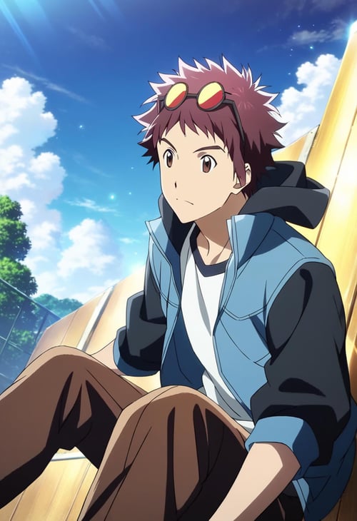 Daisuke Motomiya / Davis Motomiya (大和田 ルイ) - Digimon Adventure 02: The Beginning (デジモンアドベンチャー02 THE BEGINNING) - (Pony) by...