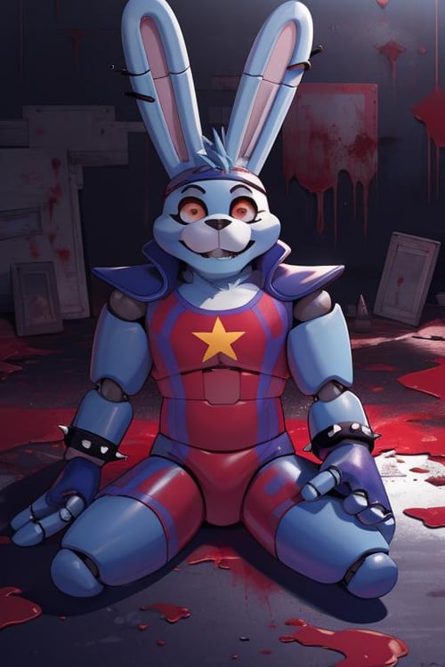 Glamrock Bonnie FNAF / Five Nights at Freddy's Security Breach Ruin DLC by xmattar on Tensor.Art